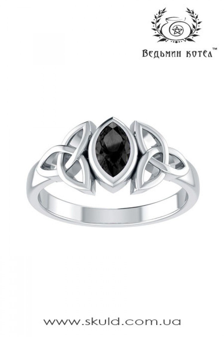 Серебряное кольцо "Ведьмино Счастье"