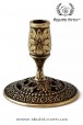 Свічник бронзовий